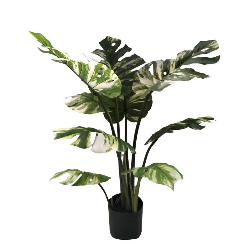 Decorative plant Monstera I in a pot Inart green pp H90cm