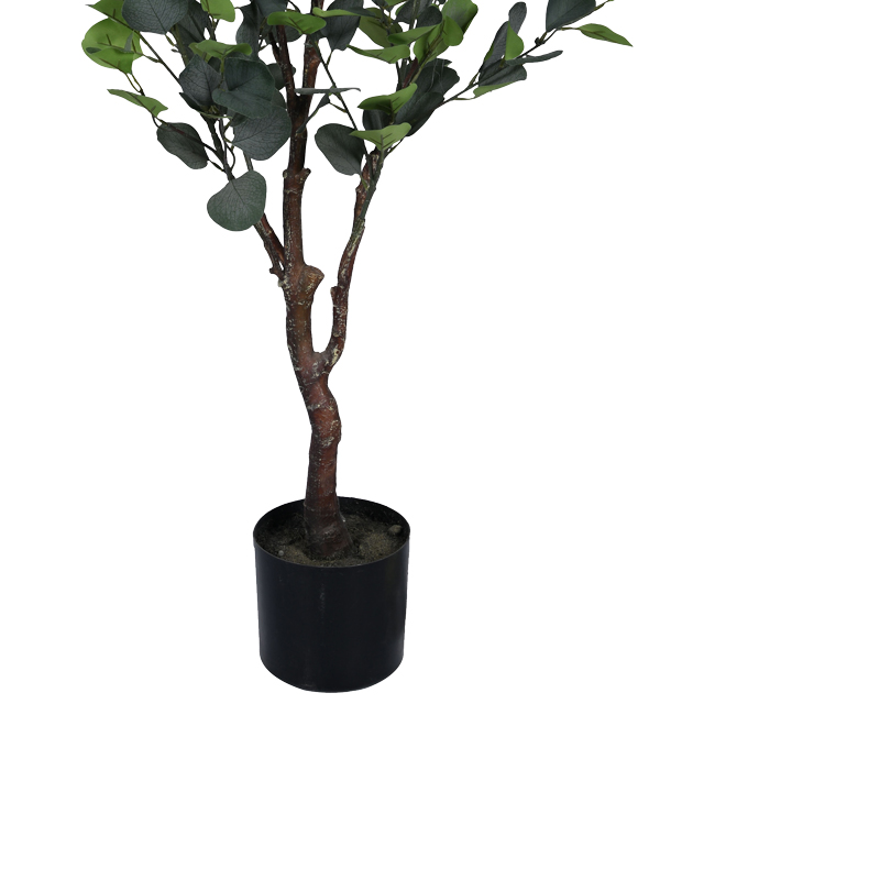 Decorative plant Eucalyptus I in a pot Inart green pp H150cm