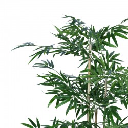 Decorative plant Bamboo in a pot Inart green pp H130cm