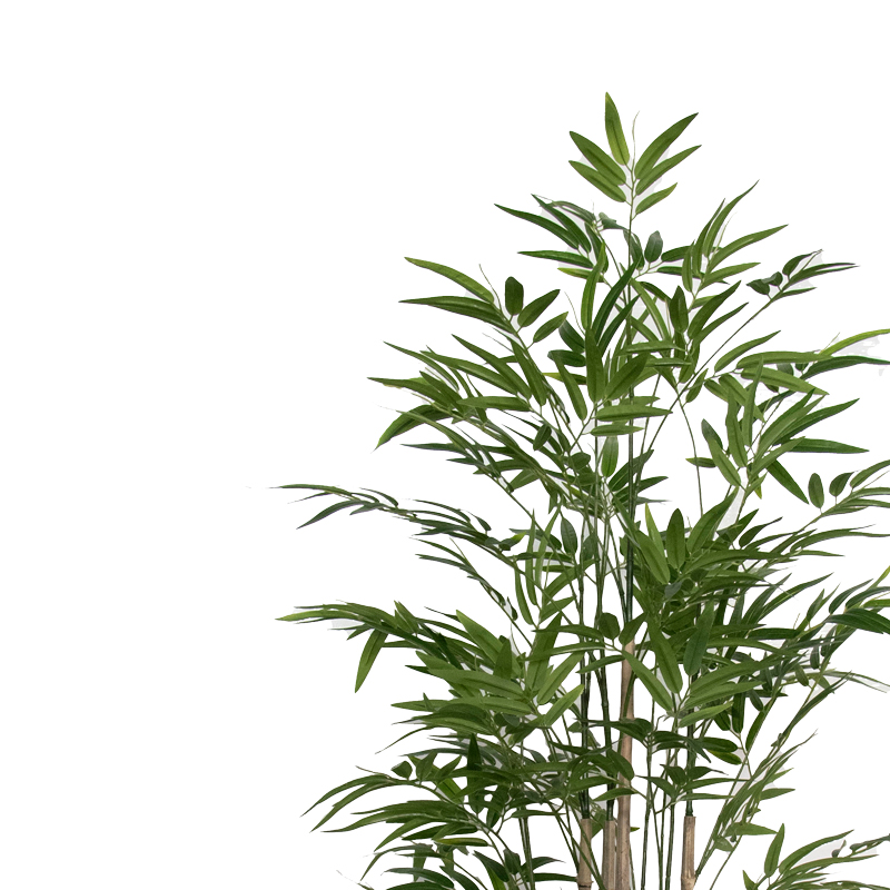 Διακοσμητικό φυτό Bamboo I σε γλάστρα Inart πράσινο pp Υ150εκ