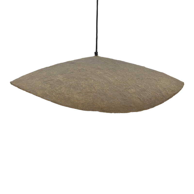 Ceiling light Lampi Inart grey press papier-iron 71x53x123cm