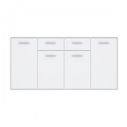 Drepen pakoworld melamine buffet in white color 162.3x34.2x81.7cm