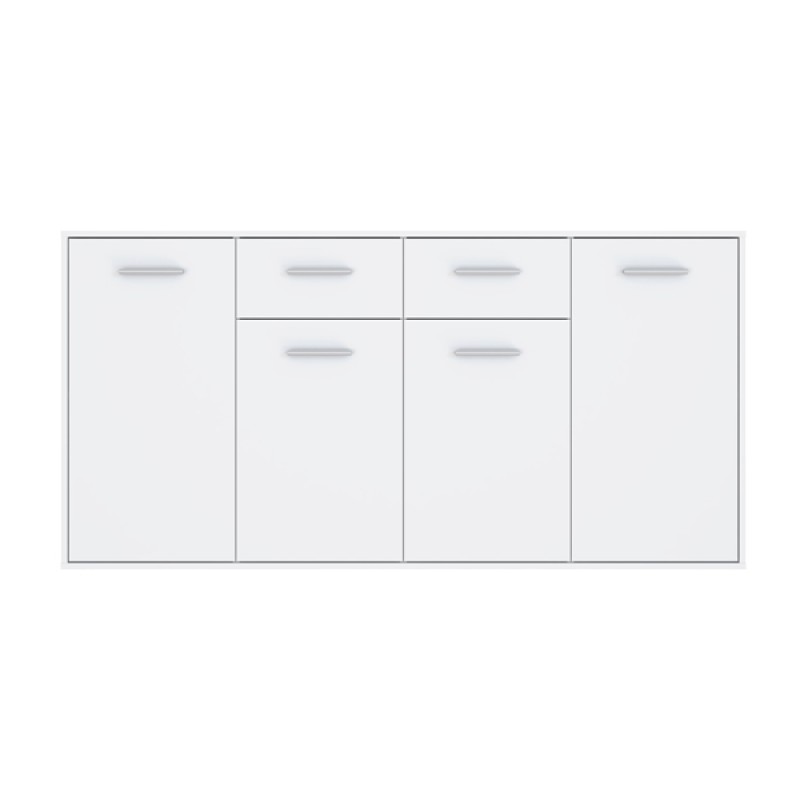 Drepen pakoworld melamine buffet in white color 162.3x34.2x81.7cm