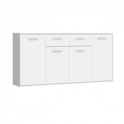 Drepen pakoworld melamine buffet in white color 162.3x34.2x81.7cm