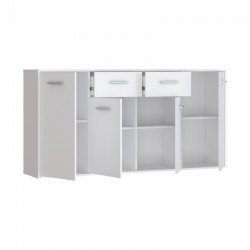 Drepen pakoworld melamine buffet in white color 162.3x34.2x81.7cm