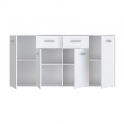 Drepen pakoworld melamine buffet in white color 162.3x34.2x81.7cm