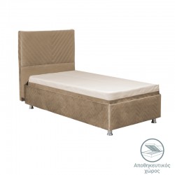 Bed Rizko pakoworld with storage space natural 120x200cm