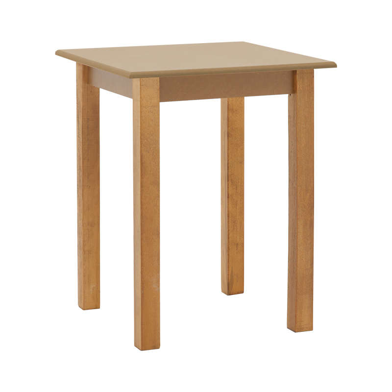Table Zolenio pakoworld solid beech wood with mdf top polish walnut 60x60x76cm