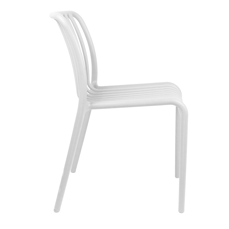 Zoi pakoworld pp chair in white shade 42x58x79cm