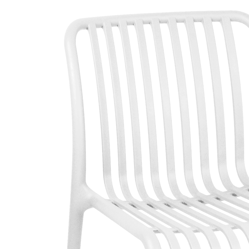 Zoi pakoworld pp chair in white shade 42x58x79cm