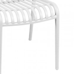 Zoi pakoworld pp chair in white shade 42x58x79cm