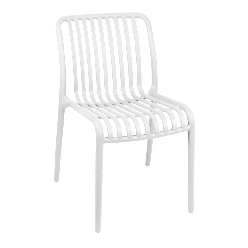 Zoi pakoworld pp chair in white shade 42x58x79cm