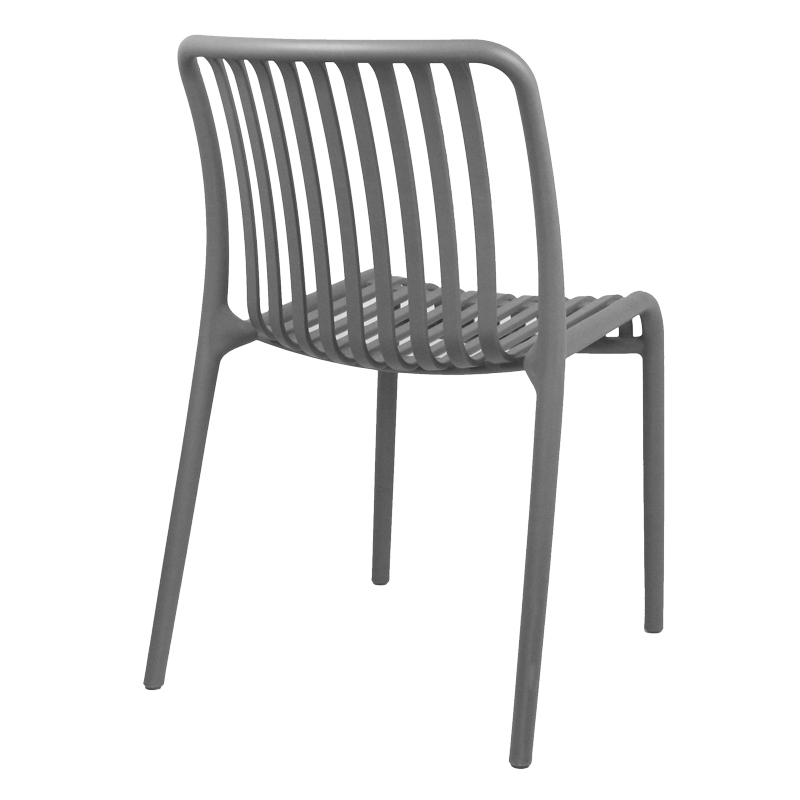 Zoi pakoworld pp chair in anthracite shade 42x58x79cm