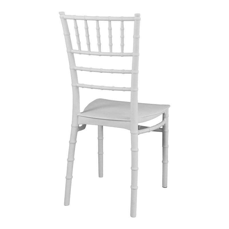 Tiffany pakoworld pp chair in white shade 42x40x89cm