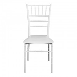 Tiffany pakoworld pp chair in white shade 42x40x89cm