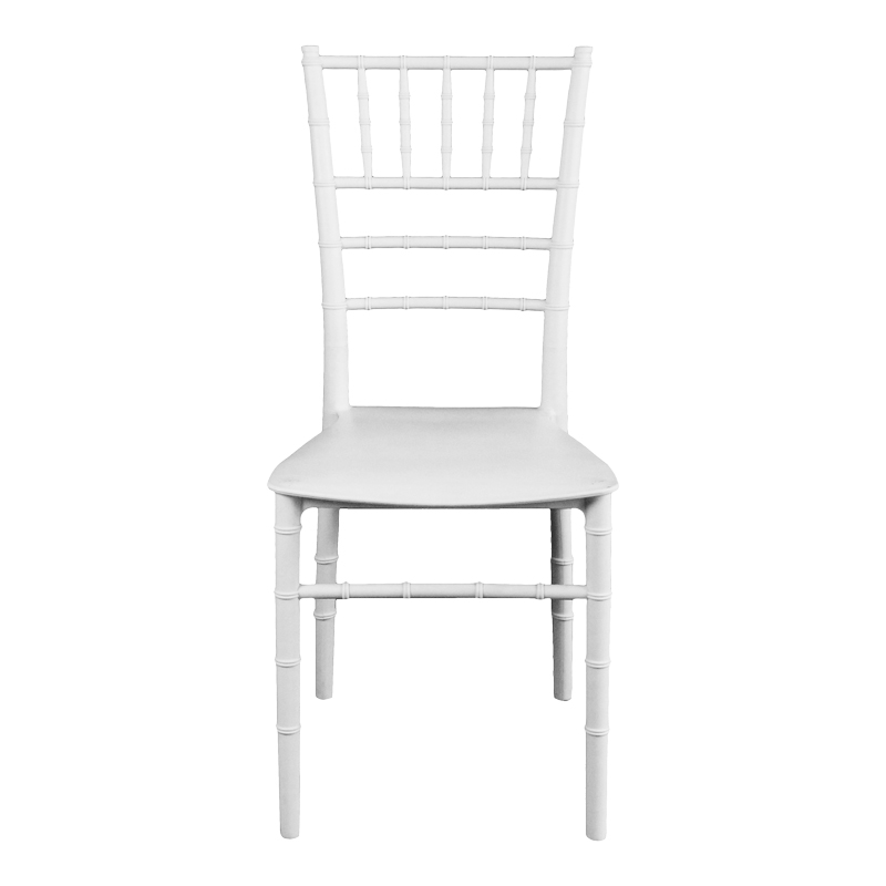 Tiffany pakoworld pp chair in white shade 42x40x89cm