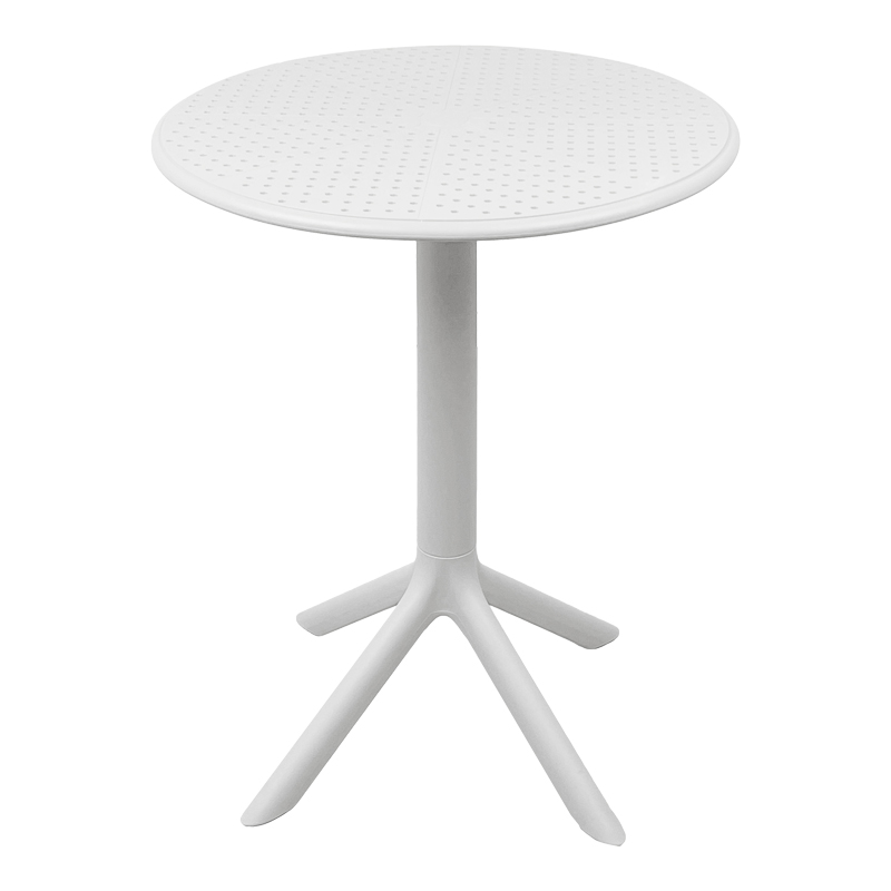 Merkon pakoworld pp table in white shade D60x75cm