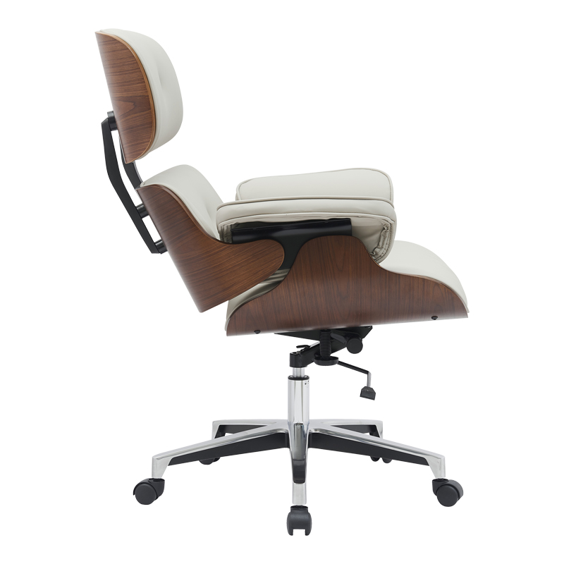 Manager office chair Kobane pakoworld beige pu-chrome base 84x75x113.5cm