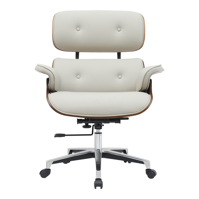 Manager office chair Kobane pakoworld beige pu-chrome base 84x75x113.5cm