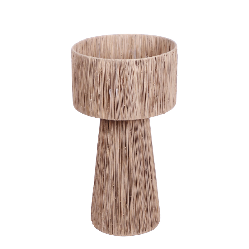 Table lamp Chenz Inart sisal in natural shade D35x65cm