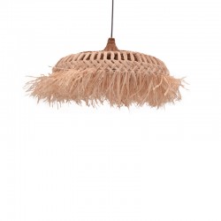 Borobe Inart sisal ceiling lamp in natural color D80x45cm