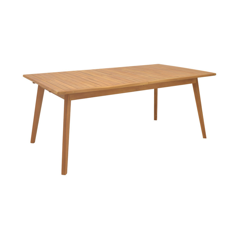 Pino table pakoworld expanding teak wood in natural shade 180/240x100x75cm