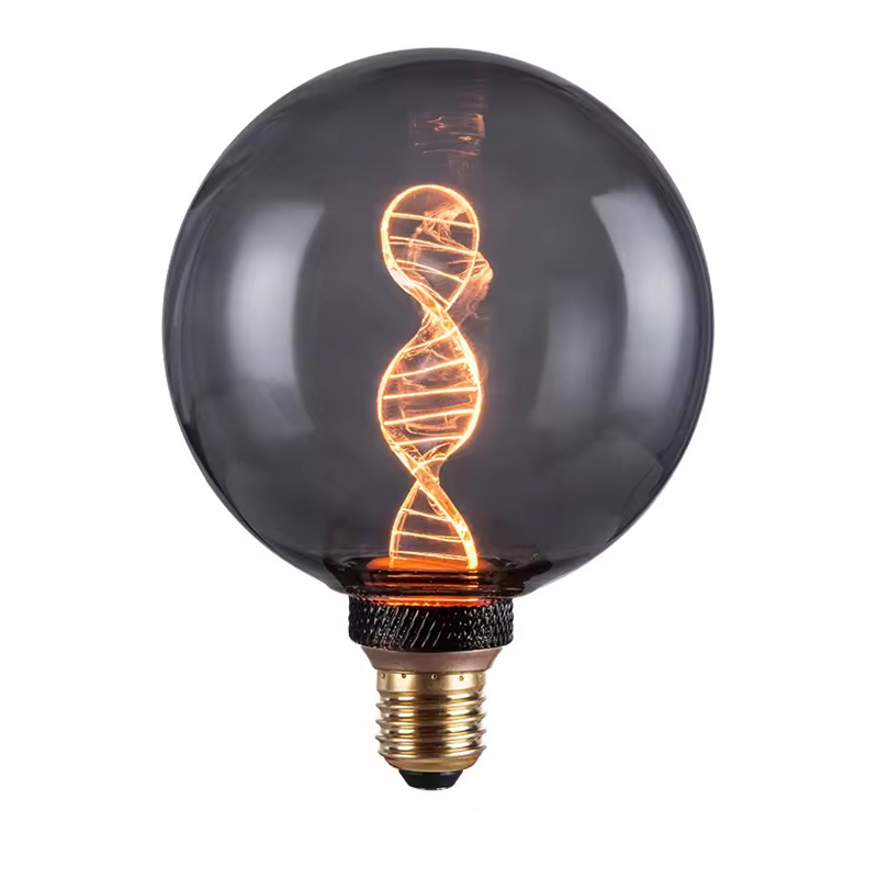 LED lamp RN-DNA G125 Bulb pakoworld 3.5W E27 220-240V smoke gray