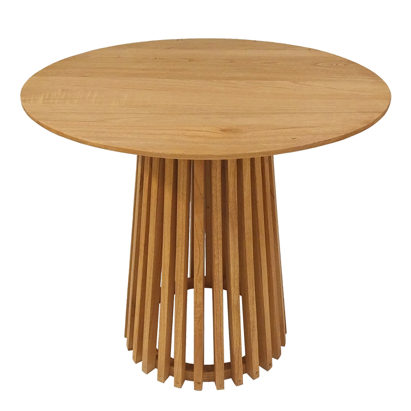 Kenda pakoworld mindi wood table in natural shade D80x75cm