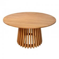 Kenda pakoworld mindi wood table in natural shade D80x45cm