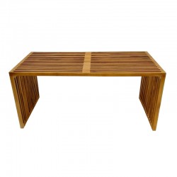 Marlin table pakoworld teak wood in natural shade 100x50x45cm