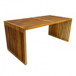 Marlin table pakoworld teak wood in natural shade 100x50x45cm