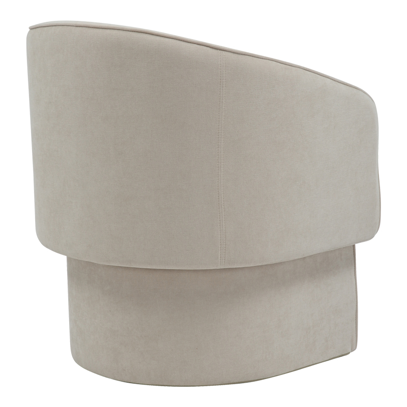 Armchair Playmob pakoworld fabric in beige shade 69x65x79cm