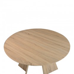 Bibble table pakoworld MDF in natural shade D120x76cm