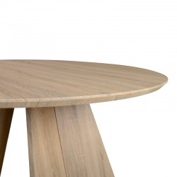 Bibble table pakoworld MDF in natural shade D120x76cm