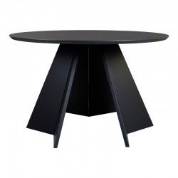 Bibble table pakoworld MDF in black shade D120x76cm