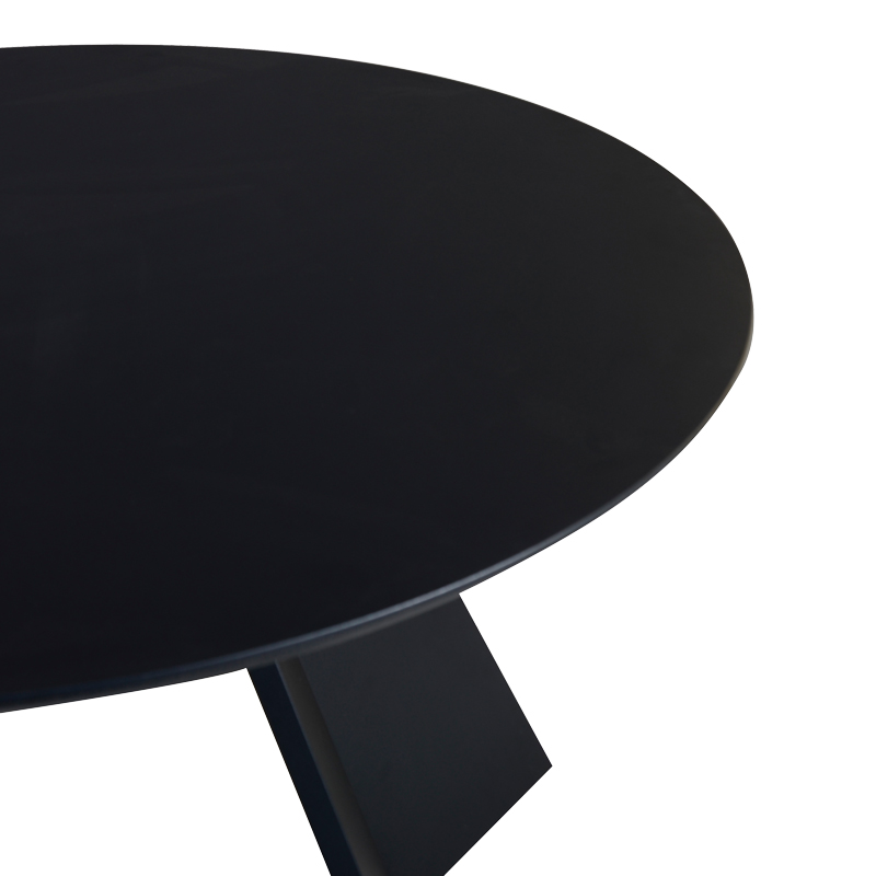 Bibble table pakoworld MDF in black shade D120x76cm