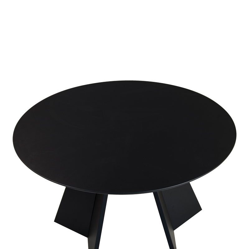 Bibble table pakoworld MDF in black shade D120x76cm