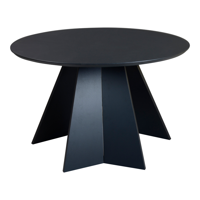 Bibble table pakoworld MDF in black shade D120x76cm