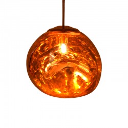 Ceiling light Gloine pakoworld E27 in copper color D28x60cm