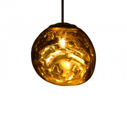 Ceiling light Gloine pakoworld E27 in gold color D28x60cm