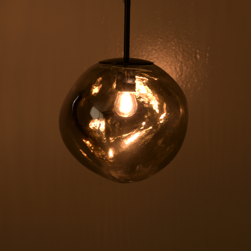 Ceiling light Umuco pakoworld E27 in silver color D38x60cm