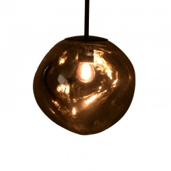 Ceiling light Umuco pakoworld E27 in silver color D38x60cm