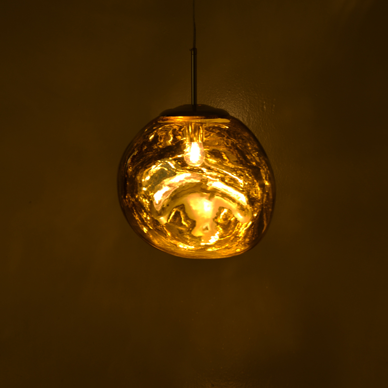 Ceiling light Umuco pakoworld E27 in gold color D38x60cm