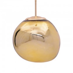 Ceiling light Umuco pakoworld E27 in gold color D38x60cm