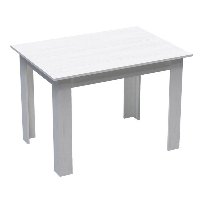 Table Manka pakoworld in white color 110x80x77cm