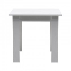 Table Manka I pakoworld in white color 80x80x77cm