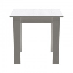 Table Manka I pakoworld in white color 80x80x77cm