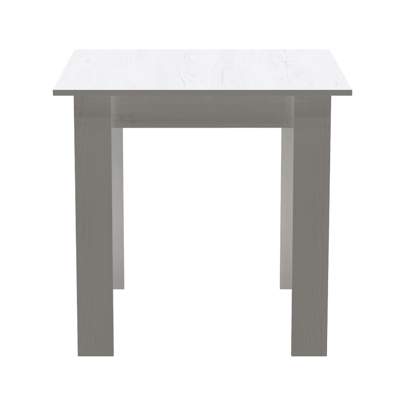 Table Manka I pakoworld in white color 80x80x77cm