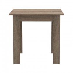 Table Manka I pakoworld in sonoma truffle color 80x80x77cm