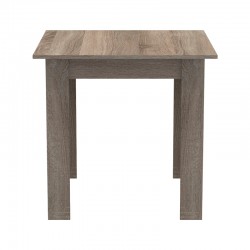 Table Manka I pakoworld in sonoma truffle color 80x80x77cm